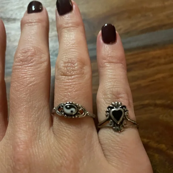 3/$20 - Silver Rings, Set of Two - Picture 1 of 3